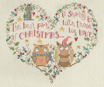 Christmas Love Owls 111w x 98h by Imaginating 24-2166