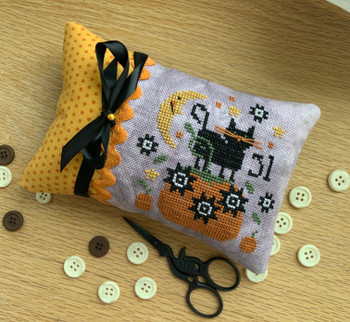 October 31st Pinkeep 55w x 55h by Stitches By Ethel 24-2819 October 31st Pinkeep 55w x 55h by Stitches By Ethel 24-2819