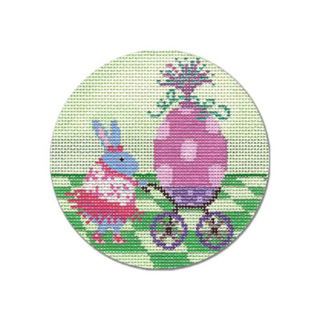 LEM-XO 07 Bunny Baby Carriage 4”rd 18 Mesh Leslie Murray
