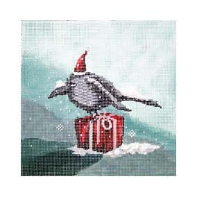 ML-PL 04 Crow on Packages 6 x 6 18 Mesh Maya Lindberg