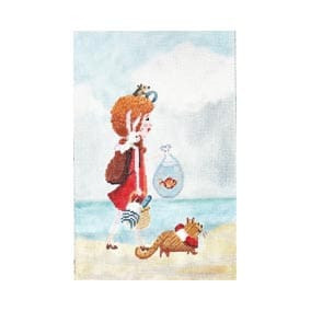 ML-PL 10 Beach Time w/Friends 6 x 9.5 18 Mesh Maya Lindberg