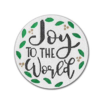PP-XO 03 Joy to the World 4.25 rd  18 Mesh Pink Petals