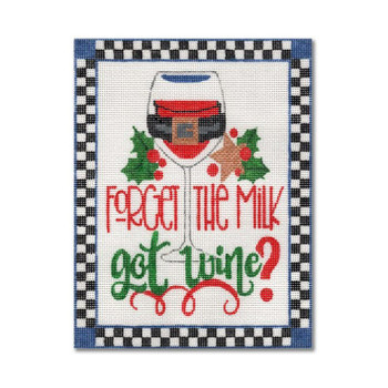 Saying PP-SS 24 Forget the milk… got wine?  5.75 x 7.5 18 Mesh Pink Petals