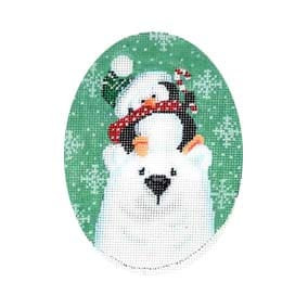 SS-XO 08 Polar Bear & Friend 4 x 5  18 Mesh Simply Shelly