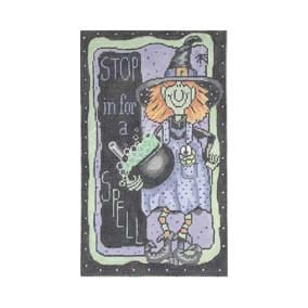 SS-PL 07 “Stop in for a Spell”  6 x 10 18 Mesh Simply Shelly