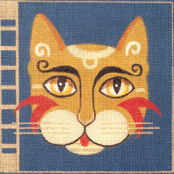 2611 Leigh Designs Ginger 6" x 6" 18 Mesh Katz Koaster Cat