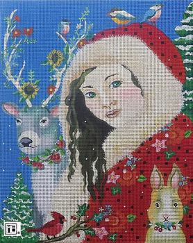 MECH19 Christmas: Christmas Princess 8 x 10 18 Mesh Mary Engelbreit
