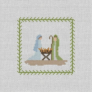 MCD21 Holy Family 5x5” 13 Mesh Mary Cam Designs