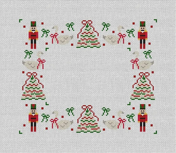 MCD20 Christmas Frame 10 x 8” 18 Mesh Mary Cam Designs