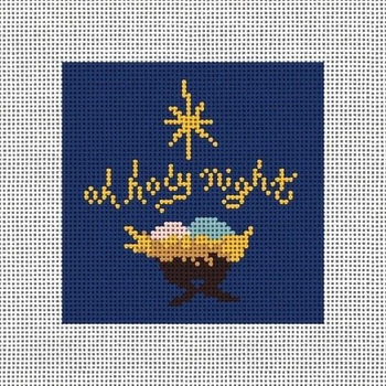 MCD28 O Holy Night 4.5 x 4.5 13 Mesh Mary Cam Designs