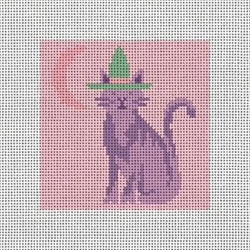 MCD29 Spooky cat 13 4.5 x 4.5 13 Mesh Mary Cam Designs