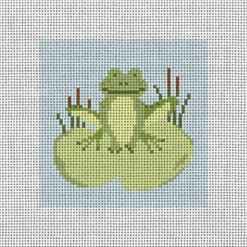 MCD34 Frogs 4.5 x 4.5 13 Mesh Mary Cam Designs