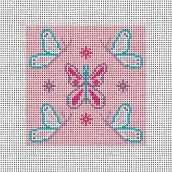 MCD33 Butterfly 5" x 5" 13 Mesh Mary Cam Designs