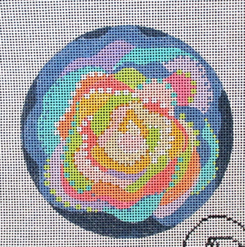 AD2A Little Bloom Pastel Colors 4" Diameter 18 Mesh Amy Diener Designs