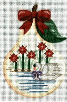 PP376AG Seven Swans / Swimming Pear 4 x 5.75 18 Mesh Painted Pony Designs