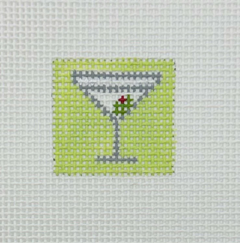 Martini 1 Inch Square - BW540 18 Mesh Blue Waters Needlepoint