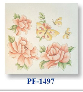 PF-1497 Dusty Pink Peony I 18 Mesh 12" Flowers CBK Bettieray Designs