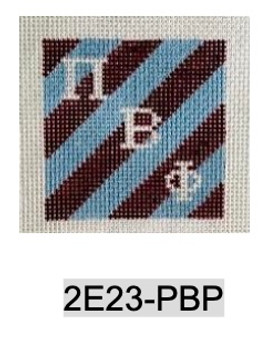 Sorority 2E23 PBP cozy insert-Pi Beta Phi  2" x 2" 18 Mesh Officially Licensed Kangaroo Paw Designs