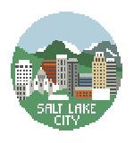 BT996 Salt Lake City 4" Diameter 18 Mesh Kathy Schenkel Designs