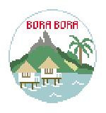 BT974 Bora Bora 4" Diameter 18 Mesh Kathy Schenkel Designs