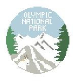 BT965 Olympic National Park 4" Diameter 18 Mesh Kathy Schenkel Designs