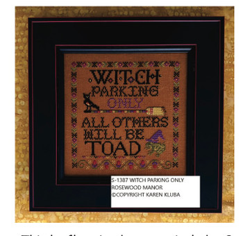 S-1387 WITCH PARKING ONLY ROSEWOOD MANOR Pre Order S-1387 WITCH PARKING ONLY ROSEWOOD MANOR Pre Order