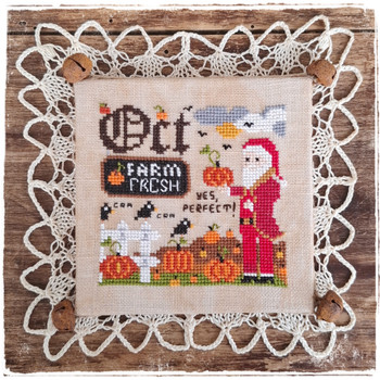 October Twelve Month of Christmas Fairy Wool in the Wood 25-2714 October Twelve Month of Christmas Fairy Wool in the Wood 25-2714