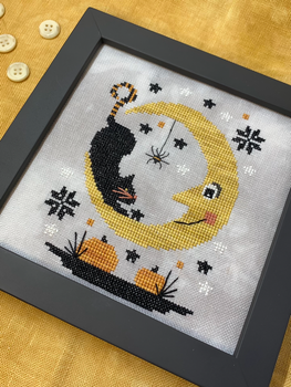 Halloween Moonby Stitches By Ethel