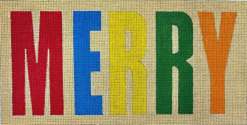 HO2547 MERRY  6 x 11.5 18 Mesh Raymond Crawford Designs