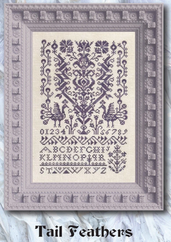 Tail Feathers 97w x 153h by Ink Circles 25-2651