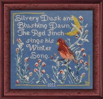 Red Finch's Winter Song Tempting Tangles TT-RFWS