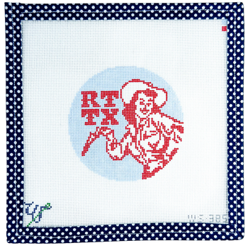 WS-385 Miss Round Top TEXAS COWGIRL 4" round 18 Mesh WIPSTITCH Needleworks! WS-385 Miss Round Top TEXAS COWGIRL 4" round 18 Mesh WIPSTITCH Needleworks!