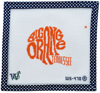 Helmet WS-470 Tennessee 5" wide by 4" tall 18 Mesh WIPSTITCH Needleworks!