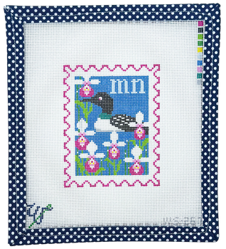BIRD AND FLOWER STAMP WS-267 Minnesota 3.5" wide by 4.25" tall 18 Mesh WIPSTITCH Needleworks! BIRD AND FLOWER STAMP WS-267 Minnesota 3.5" wide by 4.25" tall 18 Mesh WIPSTITCH Needleworks!