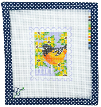 BIRD AND FLOWER STAMP WS-133 Maryland 3.5" wide by 4.25" tall 18 Mesh WIPSTITCH Needleworks! BIRD AND FLOWER STAMP WS-133 Maryland 3.5" wide by 4.25" tall 18 Mesh WIPSTITCH Needleworks!