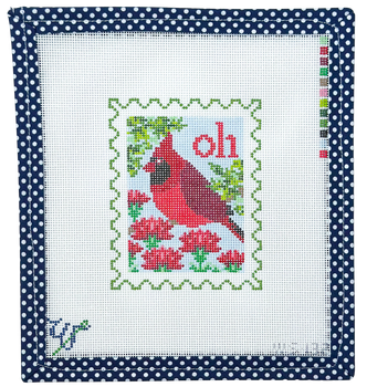 BIRD AND FLOWER STAMP WS-132 Ohio 3.5" wide by 4.25" tall 18 Mesh WIPSTITCH Needleworks! BIRD AND FLOWER STAMP WS-132 Ohio 3.5" wide by 4.25" tall 18 Mesh WIPSTITCH Needleworks!