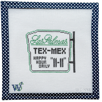 WS-446 Las Palmas 4" wide by 4" tall 18 Mesh TEXAS ICON WIPSTITCH Needleworks! WS-446 Las Palmas 4" wide by 4" tall 18 Mesh TEXAS ICON WIPSTITCH Needleworks!