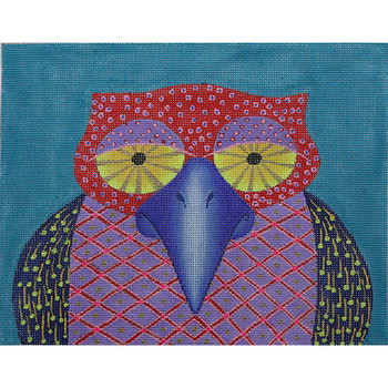 ZE933 Blue Beak 9”x 7” 18 Mesh Zecca