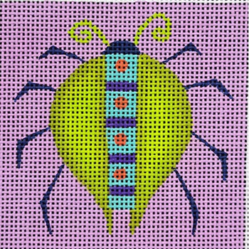 ZE844 Green Bug 3″ x 3″ 18 Mesh Zecca