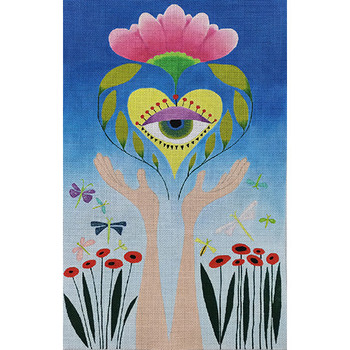 ZE869 Bloom 10.5″ x 16″ 13 Mesh Zecca ZE869 Bloom 10.5″ x 16″ 13 Mesh Zecca