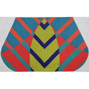 ZE848 Striped Leaf Bag Pane 14.5″ x 9″  18 Mesh Zecca ZE848 Striped Leaf Bag Pane 14.5″ x 9″  18 Mesh Zecca