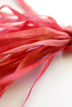 SR7 177 7mm Simply Strawberry Silken Ribbon Thread Gatherer SR7 177 7mm Simply Strawberry Silken Ribbon Thread Gatherer