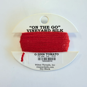 G-2006 Tomato Vineyard Silk Classic On The Go 15 Yard Card