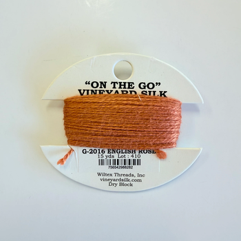 G-2016 English Rose Vineyard Silk Classic On The Go 15 Yard Card