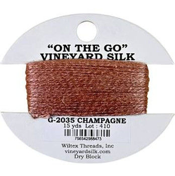 G-2035 Champagne Vineyard Silk Classic On The Go 15 Yard Card