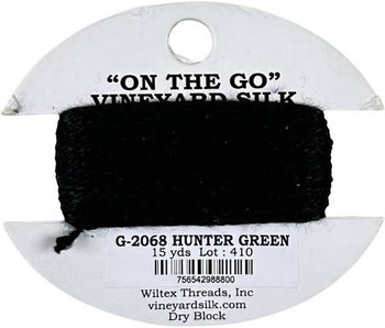 G-2068 Hunter Green Vineyard Silk Classic On The Go 15 Yard Card