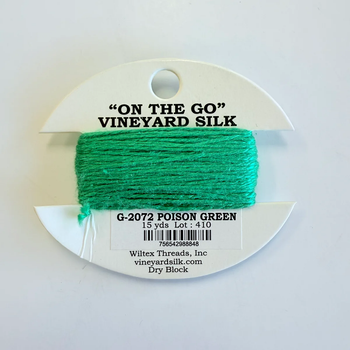 G-2072 Poison Green Vineyard Silk Classic On The Go 15 Yard Card