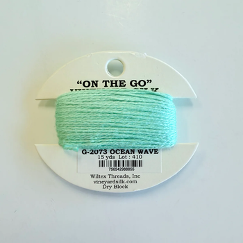 G-2073 Ocean Wave Vineyard Silk Classic On The Go 15 Yard Card