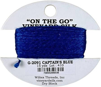 G-2091 Captains Blue Vineyard Silk Classic On The Go 15 Yard Card