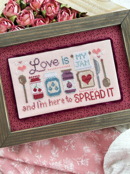 Love Is My Jam 103w x 56h by Sweet Wing Studio 25-3038